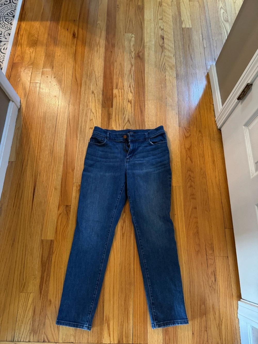 Ann Taylor Factory Dark Indigo Skinny Jeans